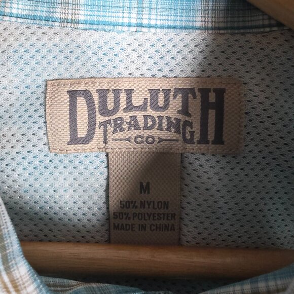 Duluth Trading Co Mens Shirt Medium Lot Of 2 Tartan Plaid Lightweight Vented - Picture 15 of 16